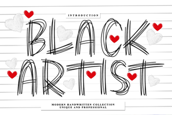 Black Artist Font: Creative Design Inspiration