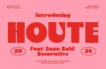 Houte Font: Elegant & Versatile Design Typography