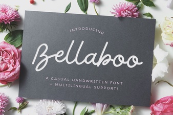 Bellaboo Font: Playful & Versatile Design Tool