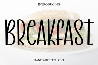 Breakfast Fonts: Playful & Appetizing Typefaces