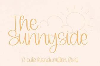 The Sunnyside Font: Playful & Versatile Design