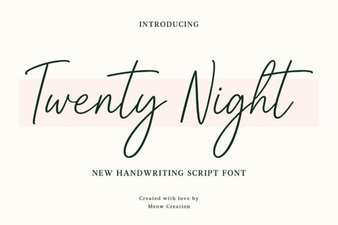 Twenty Night Font: Elegant Design & Creative Uses